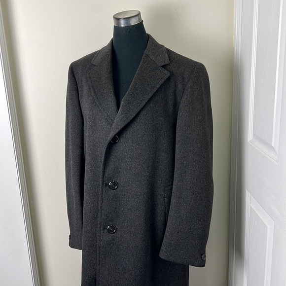 Vintage Freedman Boyfriend Oversized Outerwear Wool Trench Slouch Coat Sz large - Picture 6 of 13